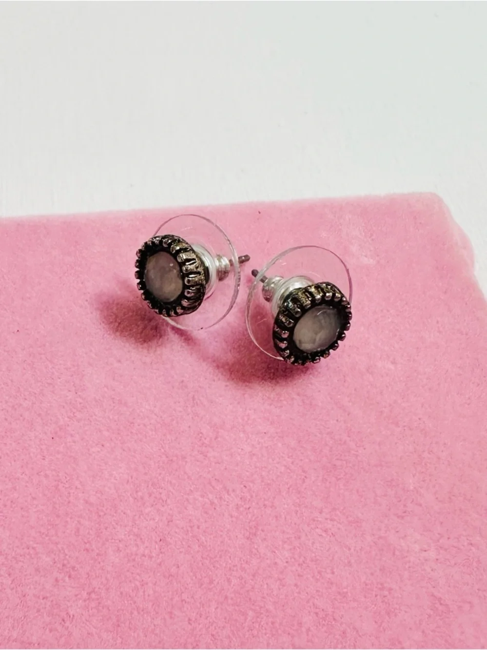 Vintage-Inspired Silver Stud Earrings